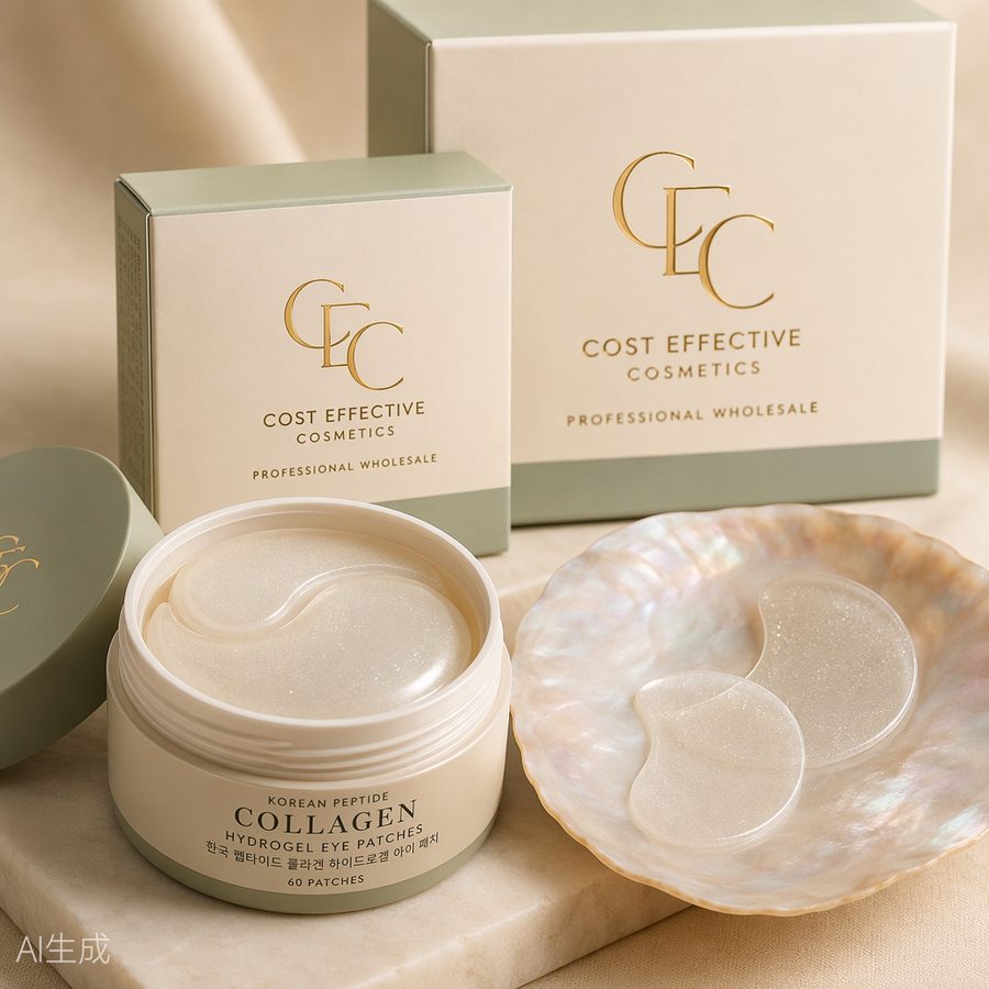 Korean Peptide Collagen Hydrogel Eye Patches, 60 Pieces